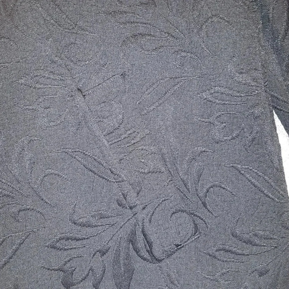 WINDRIDGE CHERYL NASH Black Embossed  Cropped Blazer Size Small - Picture 9 of 12